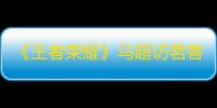 《王者荣耀》马超访茗客皮肤特效展示
